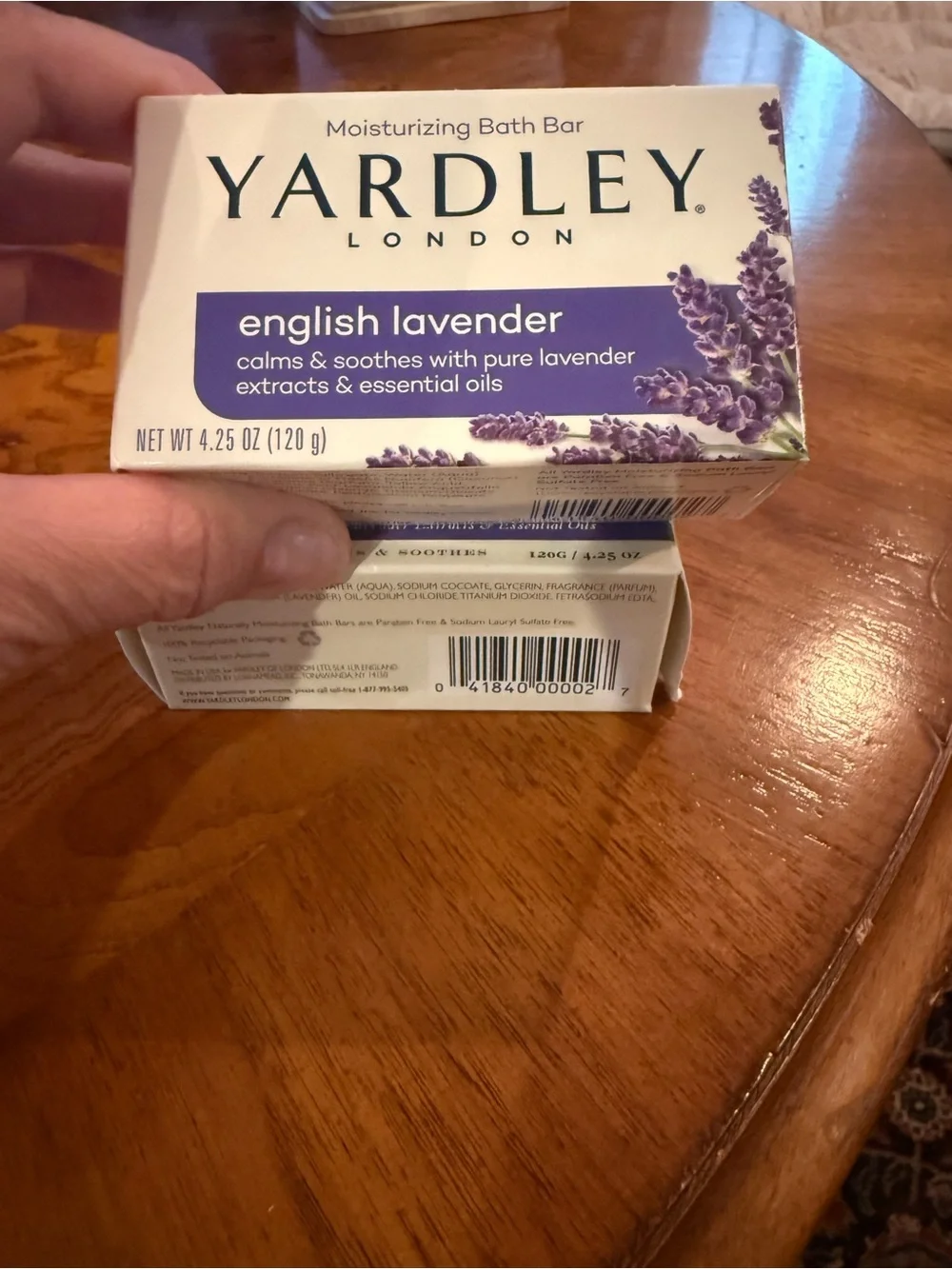 SET OF 4 Yardley English Lavender Bar Soap Lardley London Bars 4.25 oz
